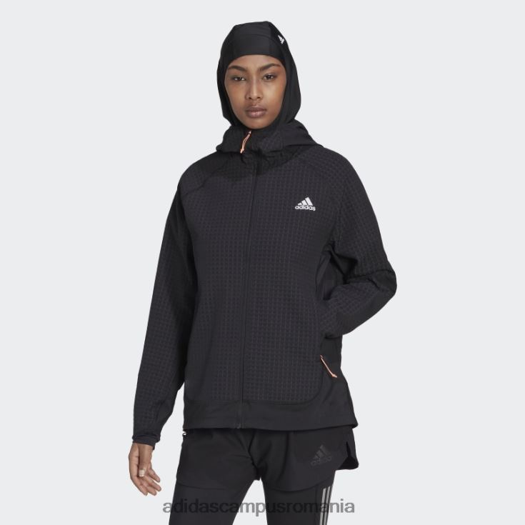adidas campus romania geaca de alergare x-city running soft shell neagra femei negru J266N224049