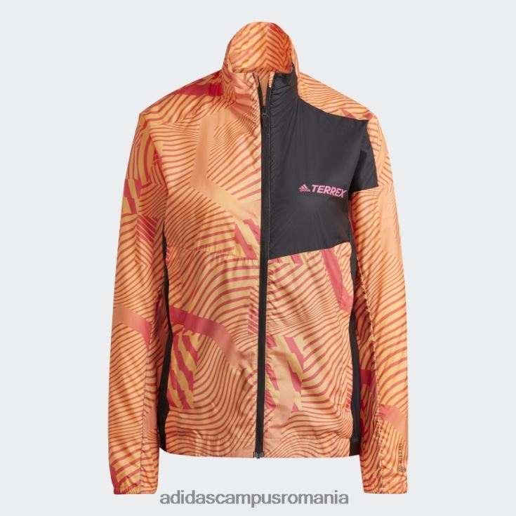 adidas campus romania geaca de vant lila terrex trail running bca imprimata adidas femei liliac/portocaliu fascicul J266N224093