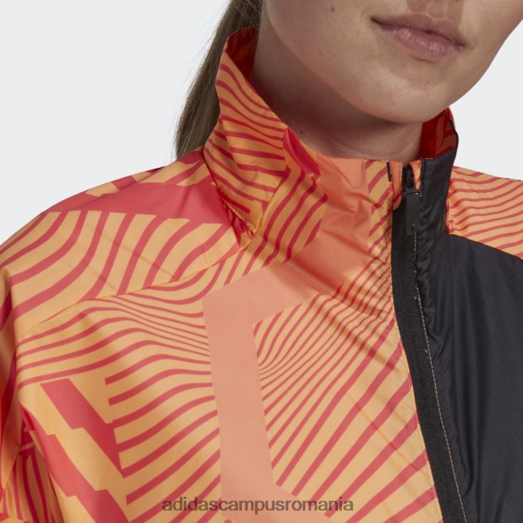 adidas campus romania geaca de vant lila terrex trail running bca imprimata adidas femei liliac/portocaliu fascicul J266N224093