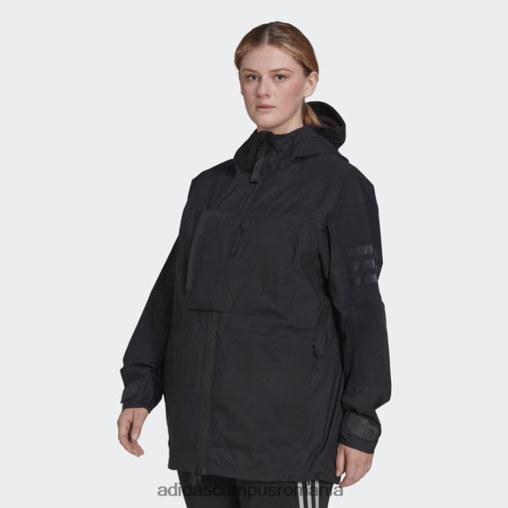adidas campus romania geaca neagra terrex xploric rain.rdy hiking (plus size) adidas femei negru J266N223331