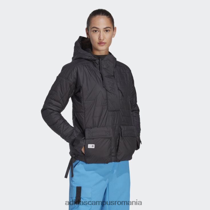 adidas campus romania hot terrex făcut pentru a fi refăcut anorac căptușit negru femei negru J266N224091
