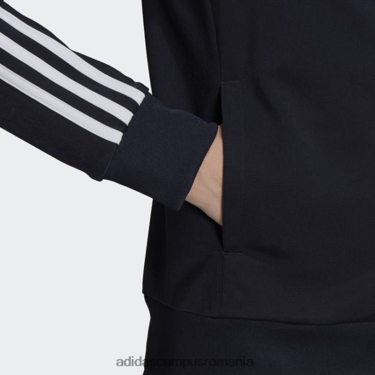 adidas campus romania ink primegreen essentials warm-up jachetă de sport subțire cu 3 dungi adidas femei cerneală J266N222449
