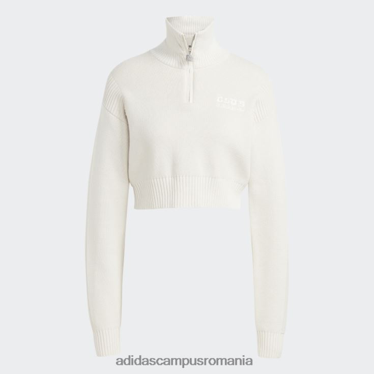 adidas campus romania jachetă adidas tricot versiune alb albastru femei alb/aluminiu J266N222731