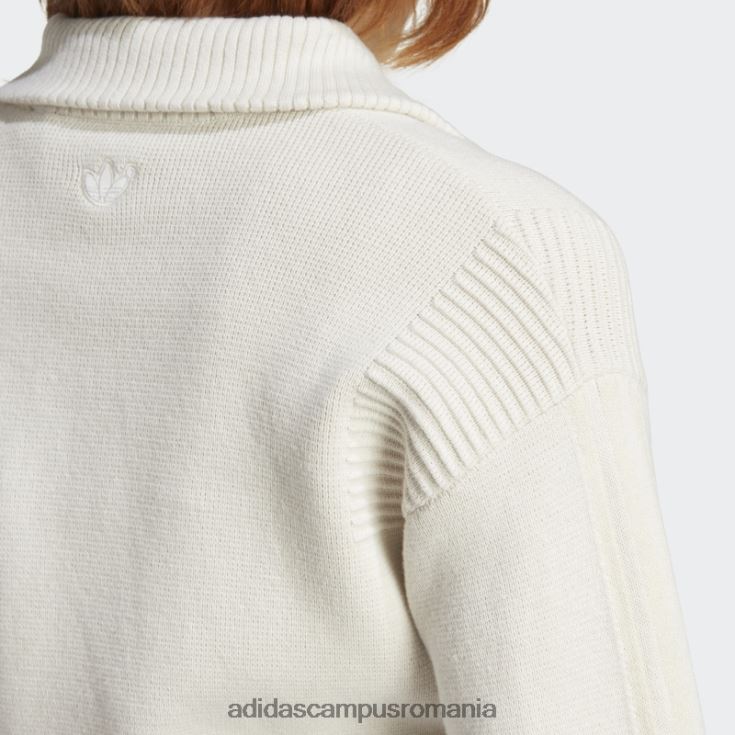adidas campus romania jachetă adidas tricot versiune alb albastru femei alb/aluminiu J266N222731