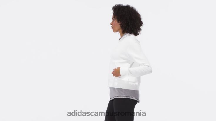 adidas campus romania jachetă bomber de golf albă femei alb J266N224064