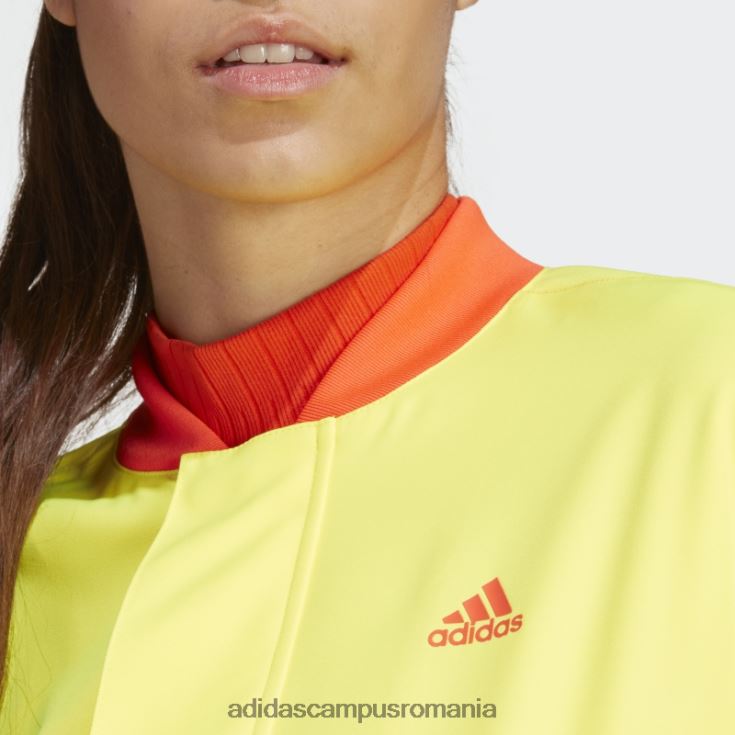 adidas campus romania jachetă bomber kidcore galbenă femei galben J266N222544