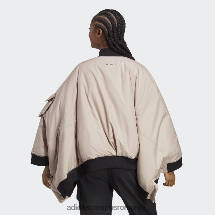 adidas campus romania jachetă bomber taupe x parley fashion femei taupe J266N224090