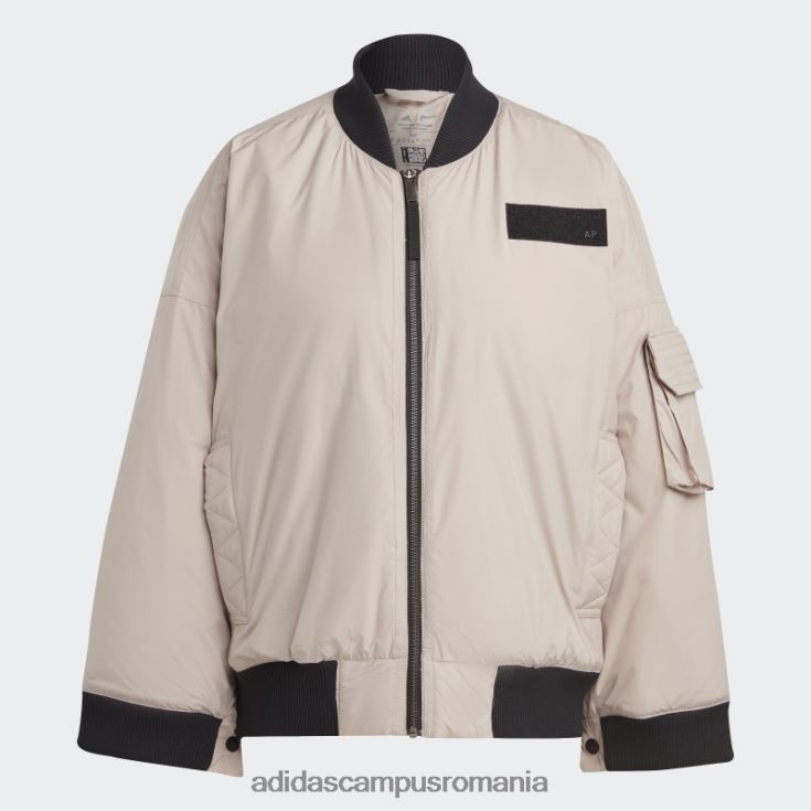 adidas campus romania jachetă bomber taupe x parley fashion femei taupe J266N224090