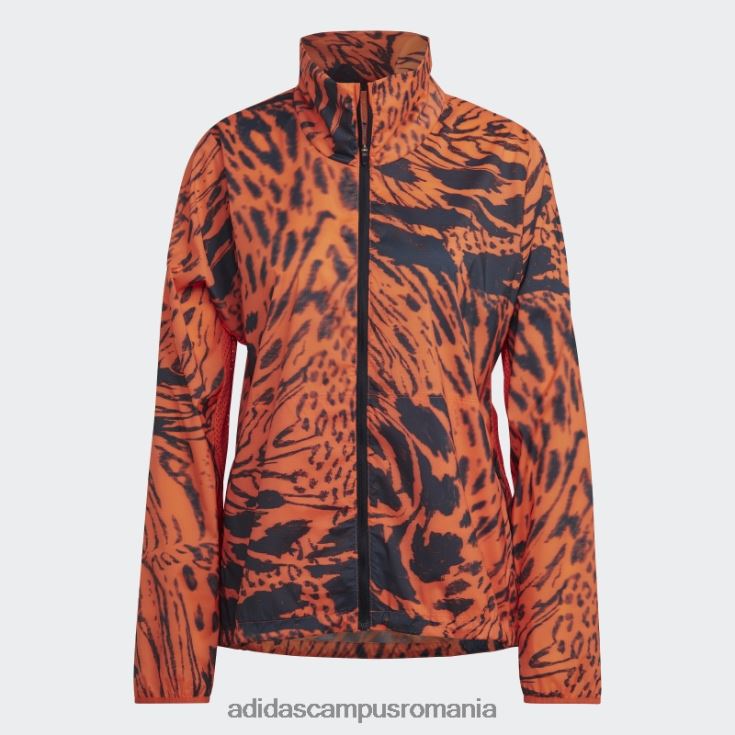adidas campus romania jachetă de alergare rapidă portocalie femei portocaliu/cerneală J266N224050