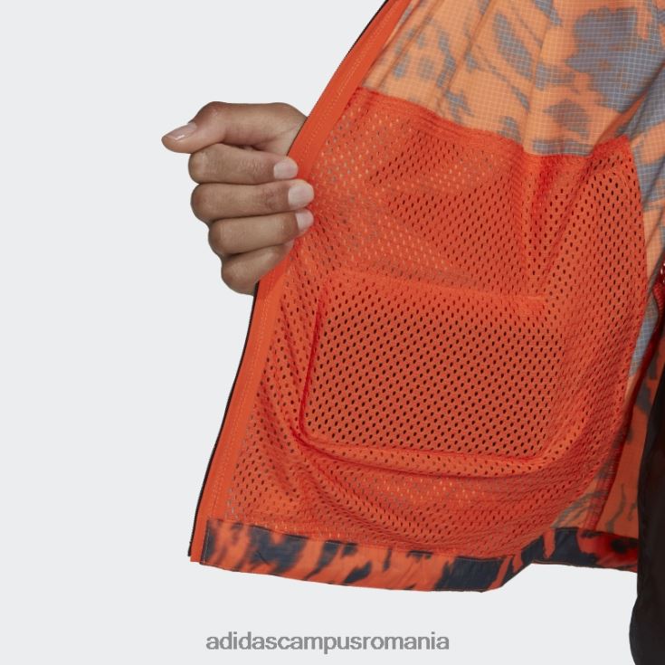 adidas campus romania jachetă de alergare rapidă portocalie femei portocaliu/cerneală J266N224050