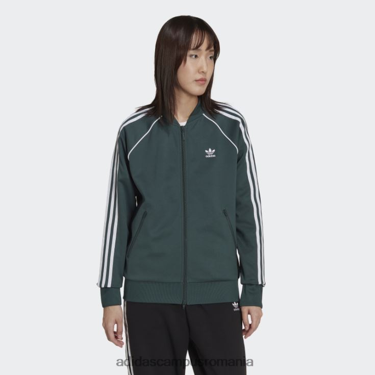 adidas campus romania jachetă de sport primeblue sst verde mineral femei verde mineral J266N222559