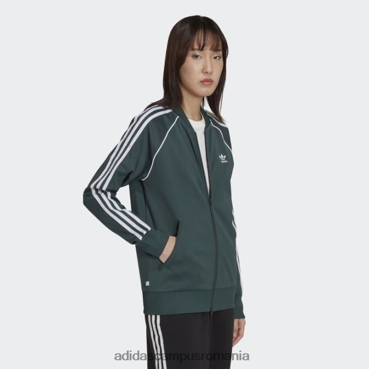 adidas campus romania jachetă de sport primeblue sst verde mineral femei verde mineral J266N222559