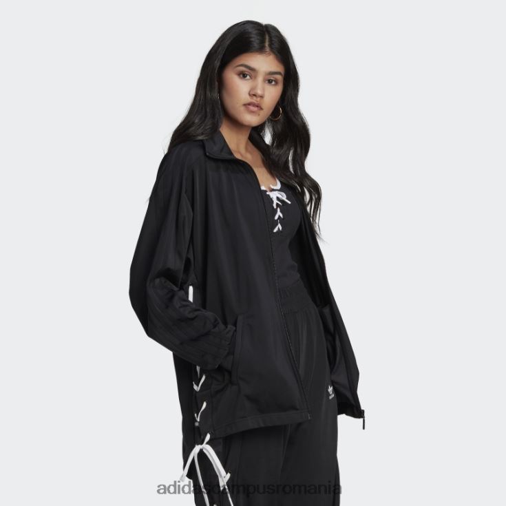 adidas campus romania jachetă neagră cu dantelă întotdeauna originală femei negru J266N222448