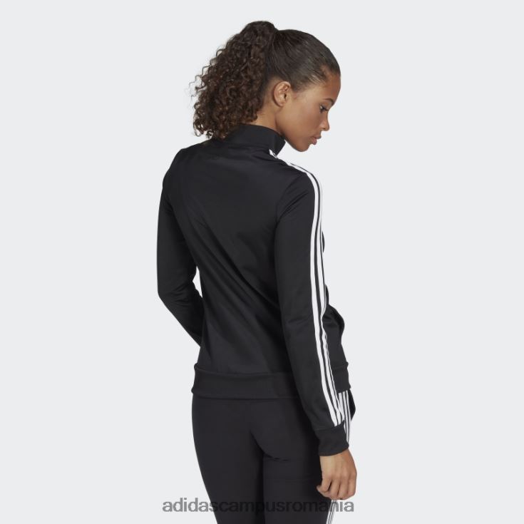 adidas campus romania jachetă neagră din tricot essentials femei alb negru J266N222456