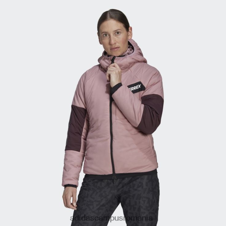 adidas campus romania jachetă primaloft cu glugă elastică terrex techrock mov femei mov J266N224106