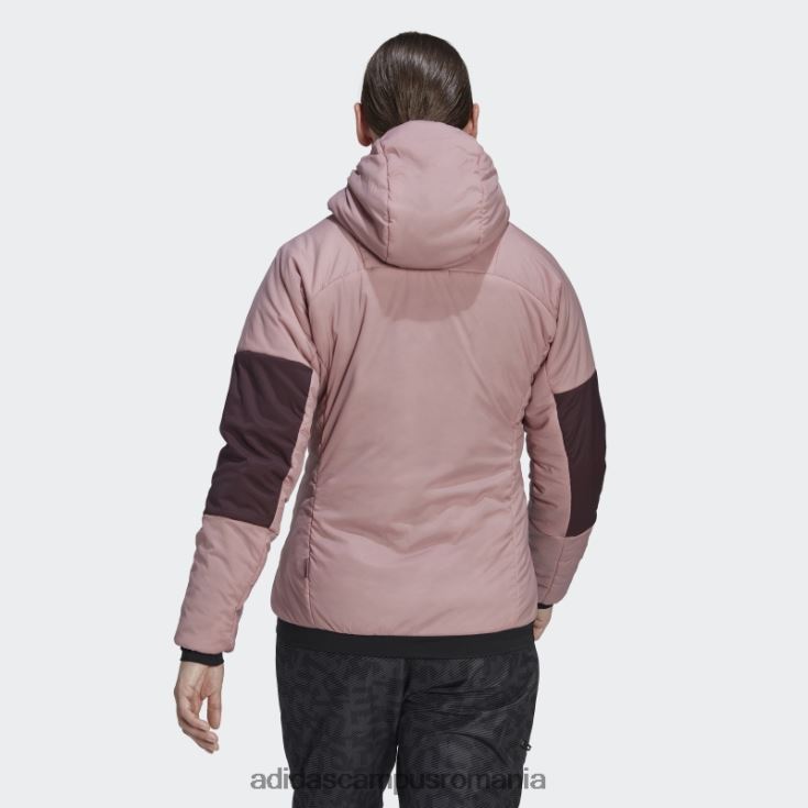 adidas campus romania jachetă primaloft cu glugă elastică terrex techrock mov femei mov J266N224106