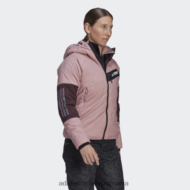 adidas campus romania jachetă primaloft cu glugă elastică terrex techrock mov femei mov J266N224106