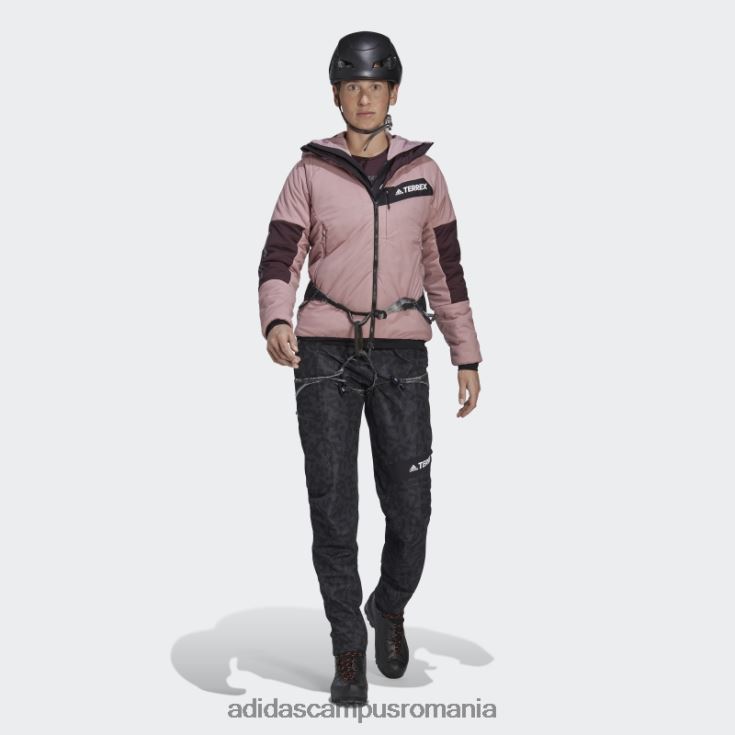 adidas campus romania jachetă primaloft cu glugă elastică terrex techrock mov femei mov J266N224106