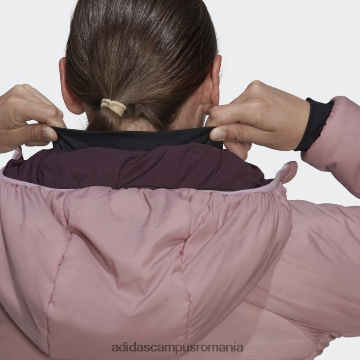adidas campus romania jachetă primaloft cu glugă elastică terrex techrock mov femei mov J266N224106