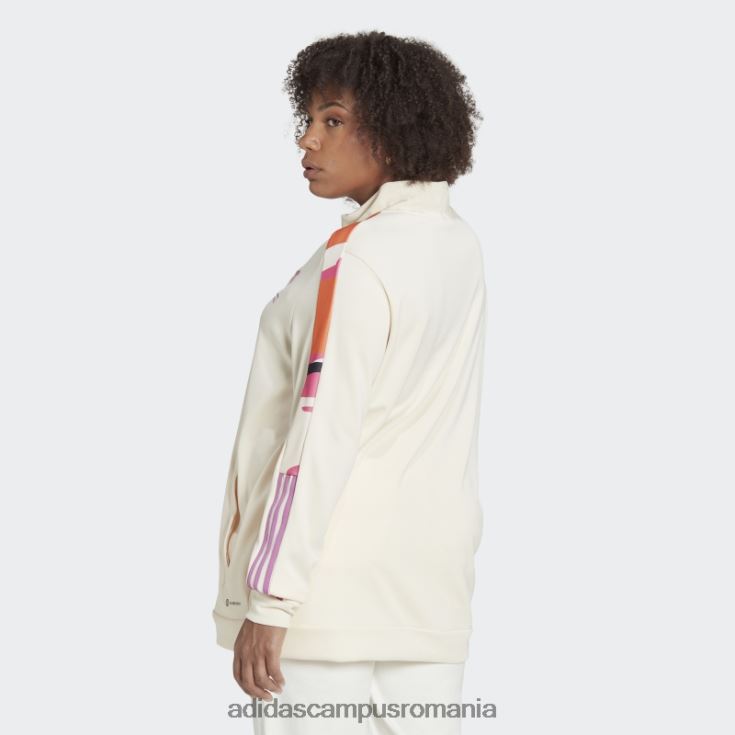 adidas campus romania thebe magugu tiro jacket (plus size) ecru tint femei nuanță ecru J266N222742