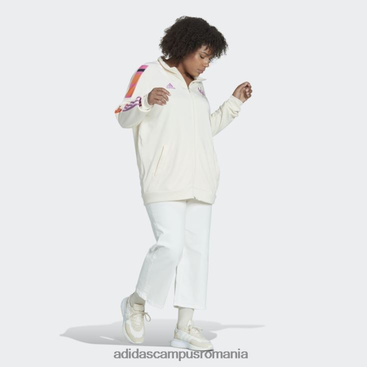 adidas campus romania thebe magugu tiro jacket (plus size) ecru tint femei nuanță ecru J266N222742
