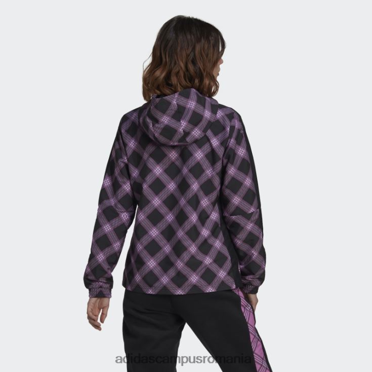 adidas campus romania tiro winterized windbreaker lila femei negru/liliac J266N224082