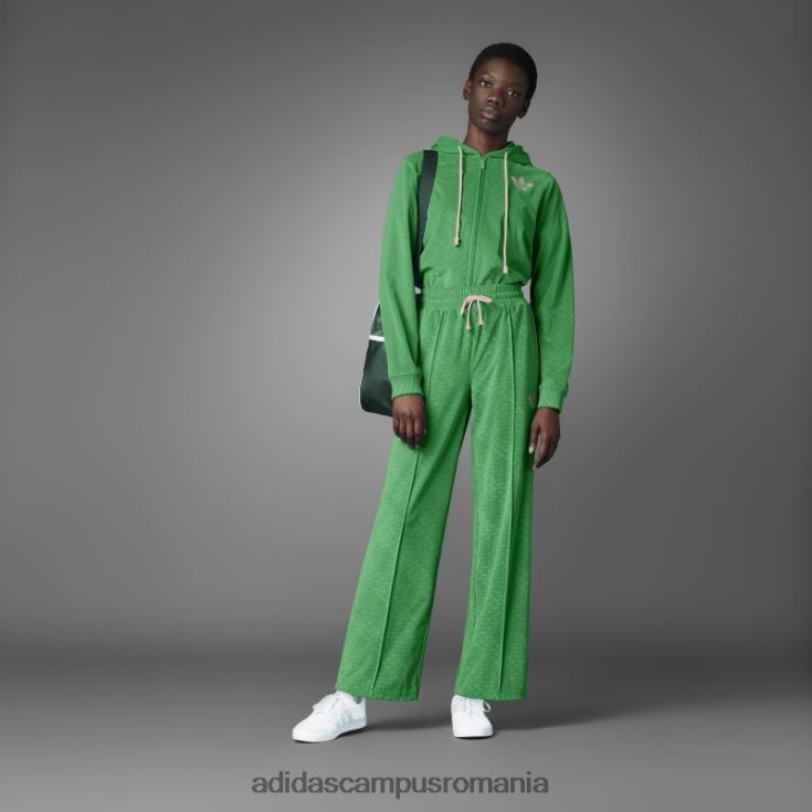 adidas campus romania hanorac adicolor heritage now velur cu fermoar verde femei verde J266N224115