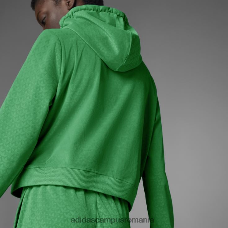 adidas campus romania hanorac adicolor heritage now velur cu fermoar verde femei verde J266N224115