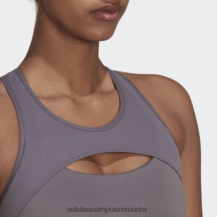 adidas campus romania coreflow studio sutien de vânt yoga cu suport mediu trace gri adidas femei urmă gri J266N223760