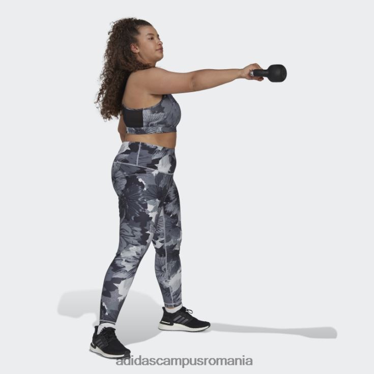 adidas campus romania negru powerreact training sutien mediu cu imprimeu peste tot (plus marime) adidas femei alb negru J266N223349