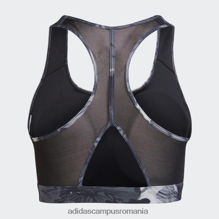 adidas campus romania negru powerreact training sutien mediu cu imprimeu peste tot (plus marime) adidas femei alb negru J266N223349