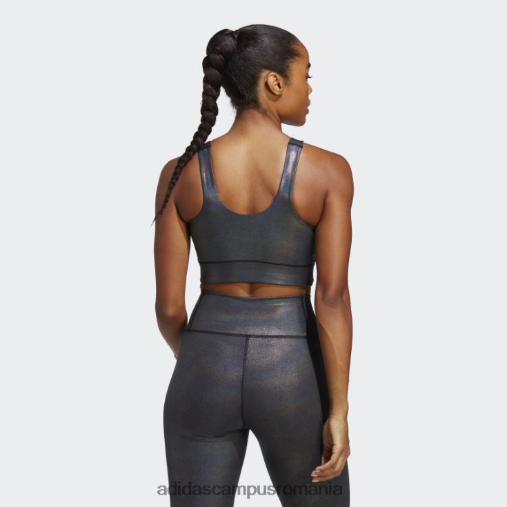 adidas campus romania powerimpact training sutien mediu cu paragate carbon femei negru/carbon J266N223702