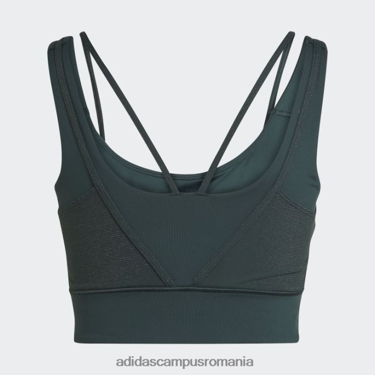 adidas campus romania powerimpact training sutien mediu lucios verde femei verde J266N223761