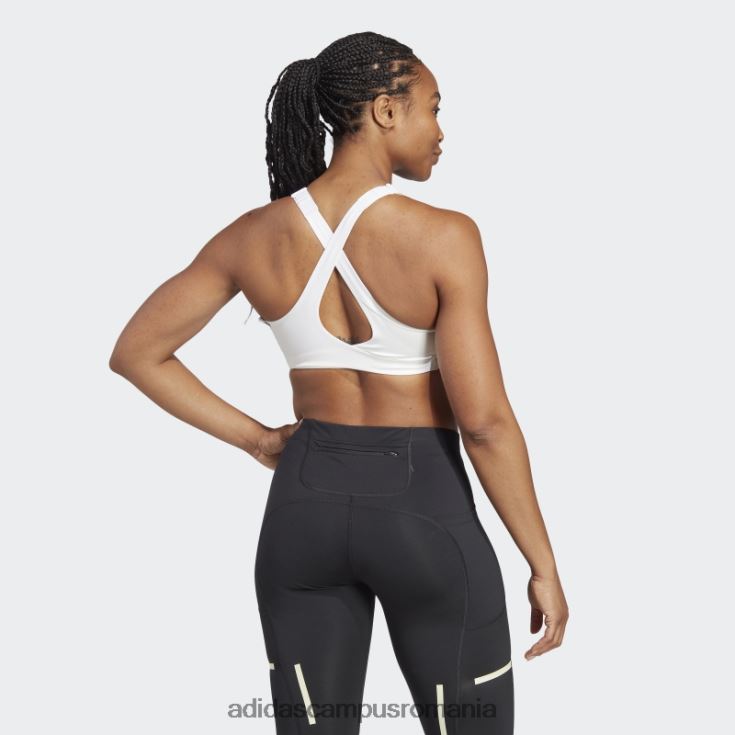 adidas campus romania sutien alb cu susținere înaltă fastimpact luxe run femei alb J266N223699