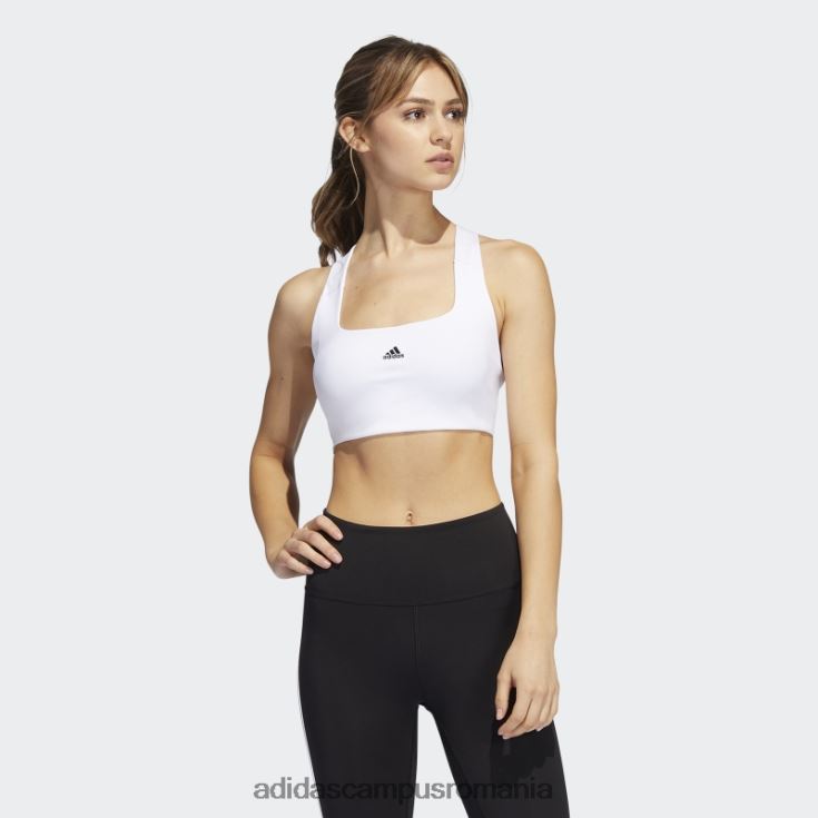 adidas campus romania sutien alb de susținere medie pentru antrenament powerimpact adidas femei alb negru J266N223751