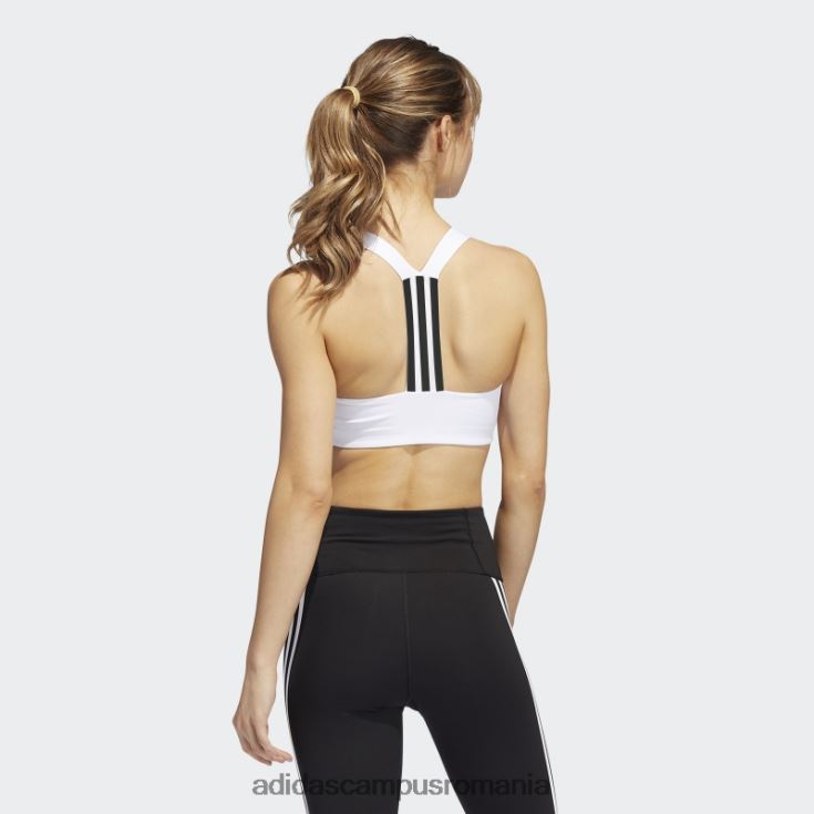 adidas campus romania sutien alb de susținere medie pentru antrenament powerimpact adidas femei alb negru J266N223751