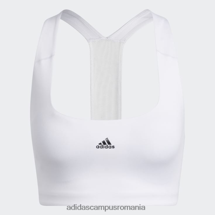 adidas campus romania sutien alb de susținere medie pentru antrenament powerimpact adidas femei alb negru J266N223751