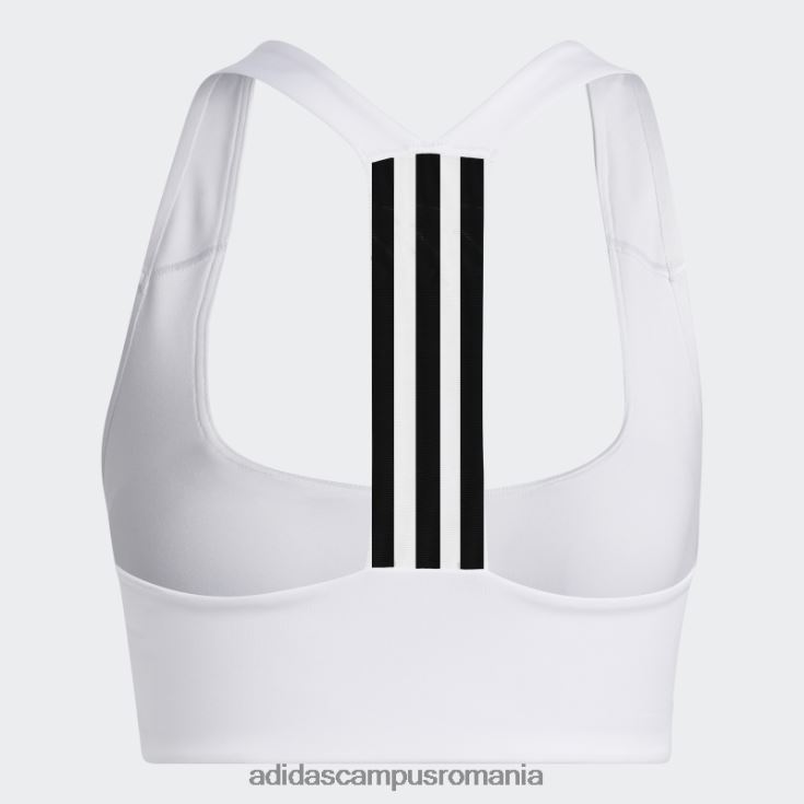 adidas campus romania sutien alb de susținere medie pentru antrenament powerimpact adidas femei alb negru J266N223751