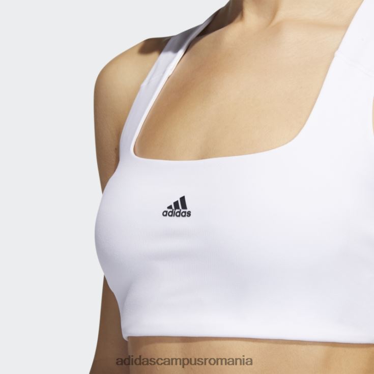 adidas campus romania sutien alb de susținere medie pentru antrenament powerimpact adidas femei alb negru J266N223751