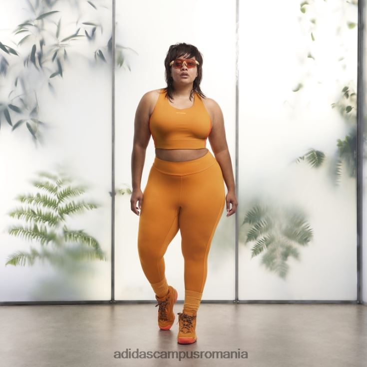 adidas campus romania sutien cu șireturi la spate (plus mărime) focus portocaliu femei focus portocaliu J266N223258