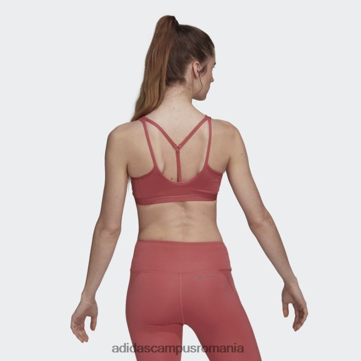 adidas campus romania sutien cu suport mediu coreessentials roșu femei roșu J266N223726