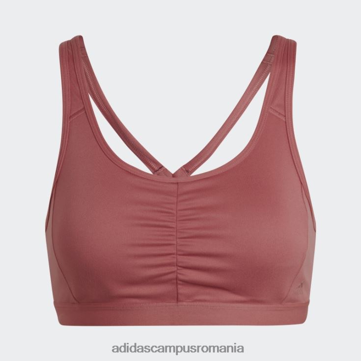 adidas campus romania sutien cu suport mediu coreessentials roșu femei roșu J266N223726
