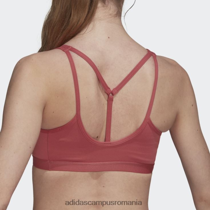 adidas campus romania sutien cu suport mediu coreessentials roșu femei roșu J266N223726