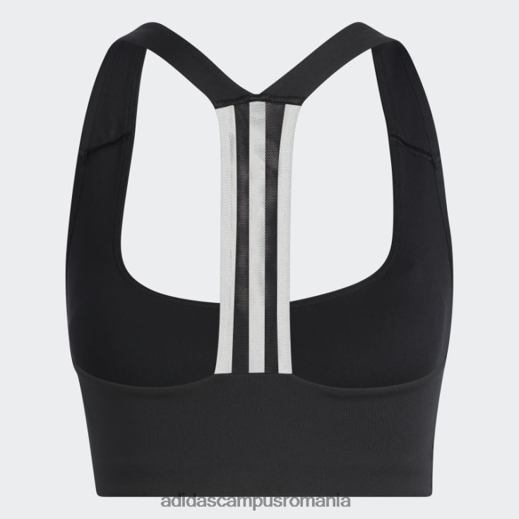 adidas campus romania sutien cu suport mediu de antrenament powerimpact negru adidas femei alb negru J266N223742