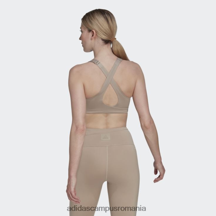 adidas campus romania sutien cu susținere înaltă fastimpact luxe run bej femei bej J266N223701