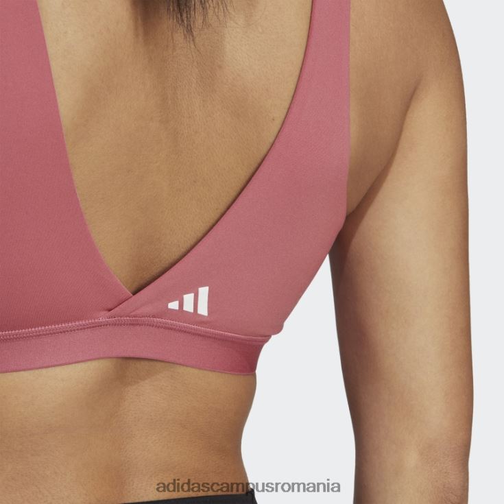 adidas campus romania sutien de alăptare cu susținere luminoasă pentru yoga roz femei roz J266N223704