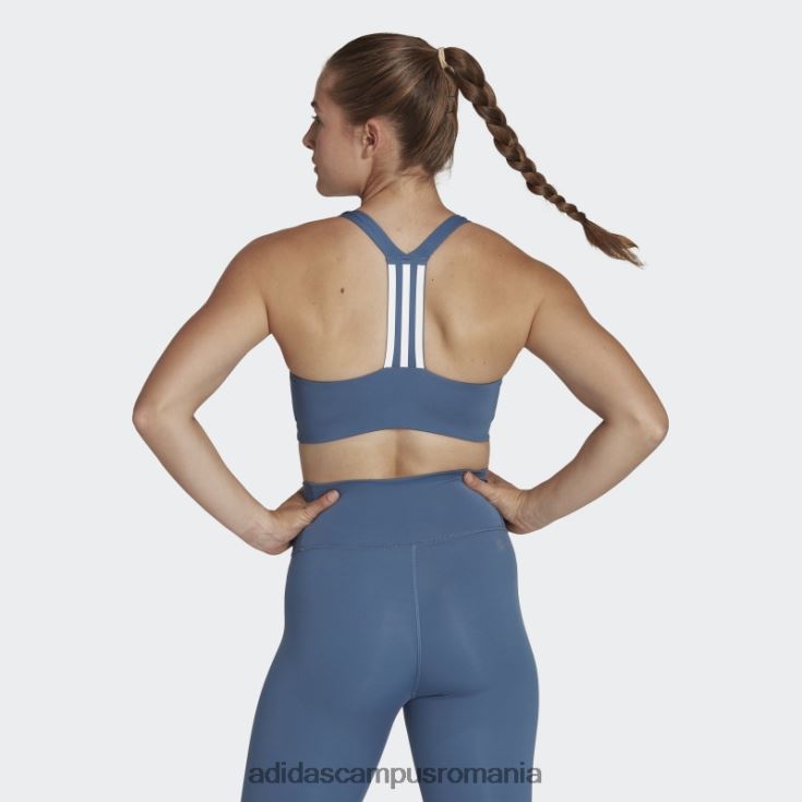 adidas campus romania sutien de antrenament cu suport mediu din oțel powerimpact femei otel/alb J266N223746