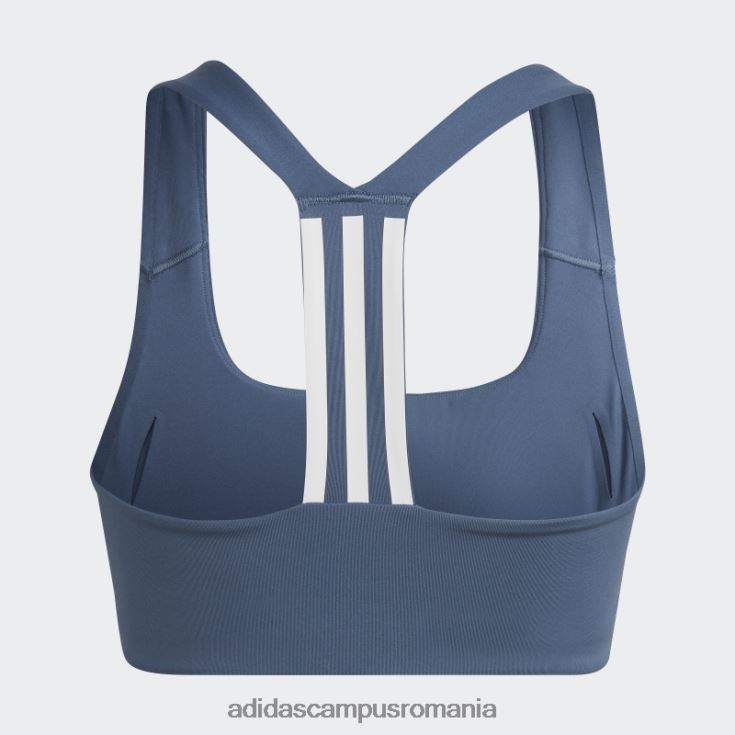 adidas campus romania sutien de antrenament cu suport mediu din oțel powerimpact femei otel/alb J266N223746