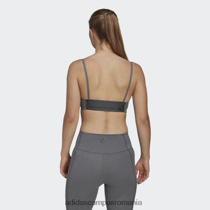 adidas campus romania sutien de susținere a luminii pentru yoga studio gri închis femei erica gri închis J266N223741