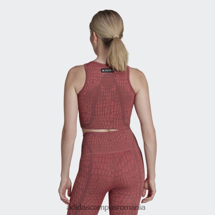 adidas campus romania sutien de susținere ușoară formotion sculpt texturat visiniu femei visiniu/rosu J266N223750
